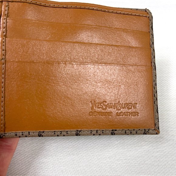 Auc YSL Vintage Monogram bi-fold wallet ID window - Picture 6 of 12